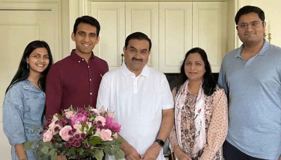 Gautam Adani Family Photos